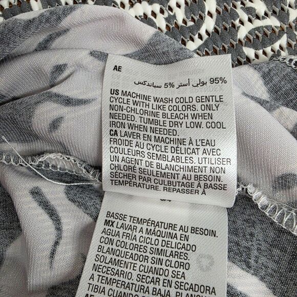 International Concepts Floral Cold Shoulder Blouse Size XL - Picture 7 of 8